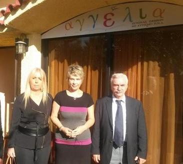 Επίσκεψη της Υφυπουργού Υγείας, Κατερίνας Παπακώστα, στον Ξενώνα